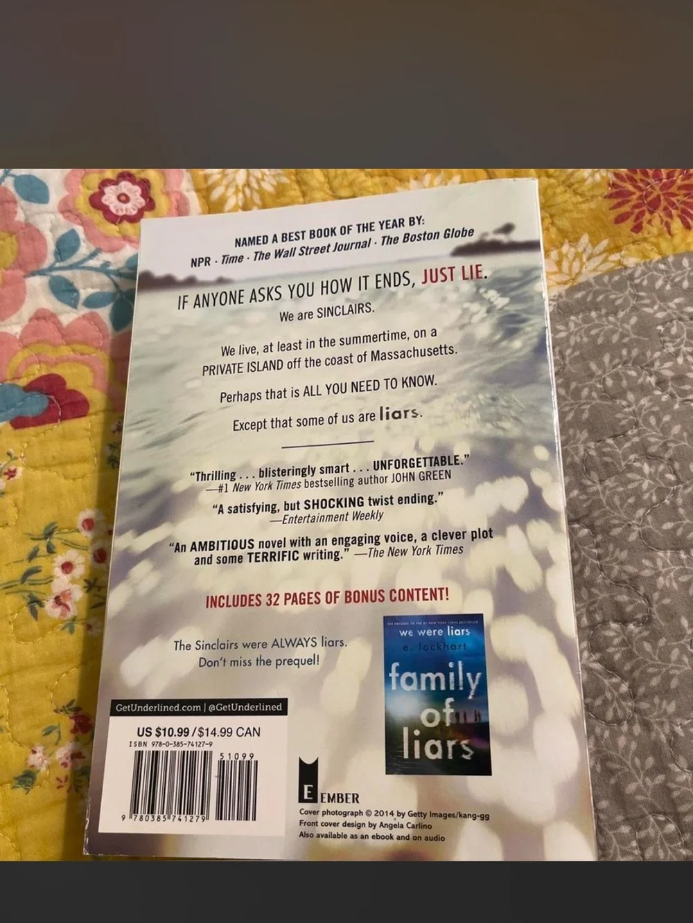 We Were Liars Paperback Book